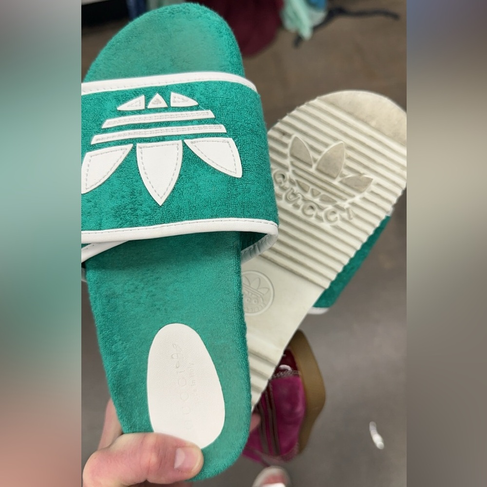 GUCCI x ADIDAS slides